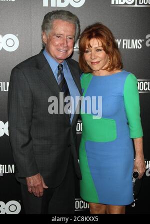 ***FILE PHOTO*** Regis Philbin Passes Away Aged 88. NEW YORK, NY - JUNE 05: Regis Philbin & Joy Philbin at the 'Remembering The Artist Robert De Niro, Sr' premiere at Museum of Modern Art on June 5, 2014 in New York City. Credit: RW/MediaPunch Stock Photo