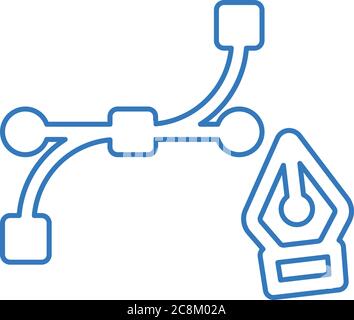Anchor Point Icon. Beautiful design and fully editable vector for commercial, print media, web or any type of design projects. Stock Vector