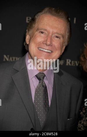 Manhattan, United States Of America. 16th Jan, 2007. NEW YORK - JANUARY 14: Regis Philbin attends the 2008 National Board of Review awards gala at Cipriani on January 14, 2009 in New York City. People: Regis Philbin Credit: Storms Media Group/Alamy Live News Stock Photo
