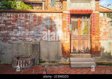 July 24, 2020: Banbian well in Lukang, changhua, Taiwan. The owner of the well kept half of it for self use and offered the other side as a water supp Stock Photo