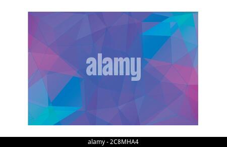 Triangle shape ultracolor abstract background. Polygon shape abstract pattern in red, blue, green modern color mode. Vector illustration. Stock Vector
