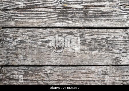 Weathered wood boards pattern Stock Photo