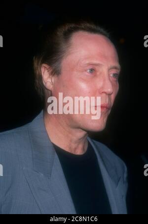 Century City, California, USA 30th January 1996 Actor Christopher Walken attends Miramax Films 'Things to Do in Denver When You're Dead' Premiere on January 30, 1996 at AMC Century 14 Theatres in Century City, California, USA. Photo by Barry King/Alamy Stock Photo Stock Photo