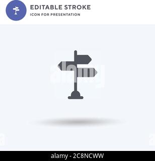 Signals icon vector, filled flat sign, solid pictogram isolated on white, logo illustration. Signals icon for presentation. Stock Vector