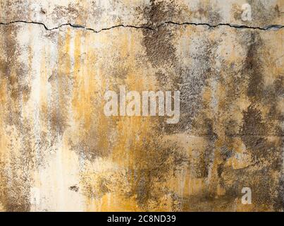 cracked wall texture closeup Stock Photo