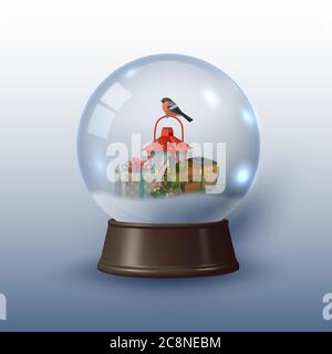 Vector Snow Globe Stock Vector