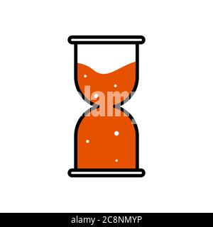 hourglass vector design template illustration Stock Vector