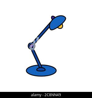 study lamp vector design template illustration Stock Vector