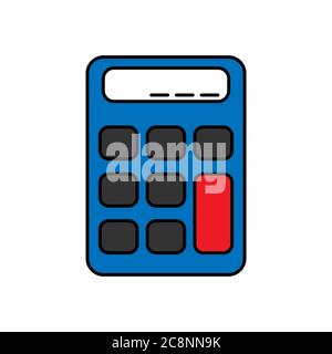 calculator vector design template illustration Stock Vector