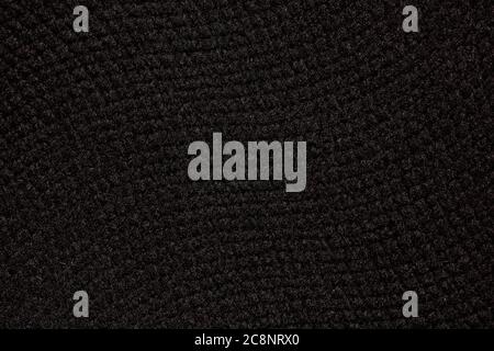 Great black textile background for your interior. Stock Photo