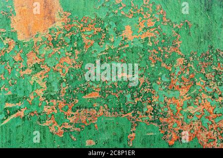 Rusty painted wall texture background Stock Photo
