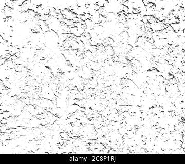 Distress old plaster wall texture. EPS8 vector. Stock Vector