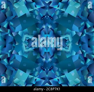 Blue abstract background with topaz texture Stock Vector