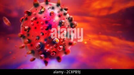 Coronavirus Sars-Cov-2 Covid-19 Stock Photo