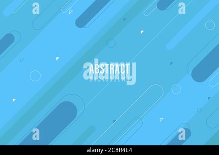blue vector abstract geometric background. premium vector Stock Vector