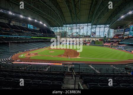 A general view of Minute Maid Park, Sunday, May 30, 2021, in Houston. The  stadium is the home of the Houston Astros. Photo via Credit: Newscom/Alamy  Live News Stock Photo - Alamy