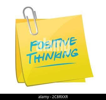 Think different post illustration design over a white background Stock ...