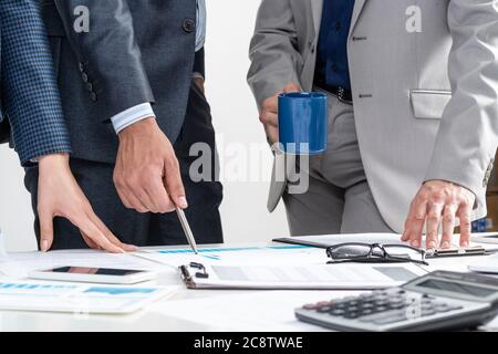 Risk management and strategy planning Stock Photo
