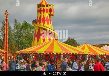 A fun fare at the Royal Bath and West Show, an annual agricultural show near Shepton Mallet, Somerset, Great Britain. Stock Photo