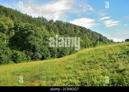 The Caurel mountains in Galicia, Spain Stock Photo