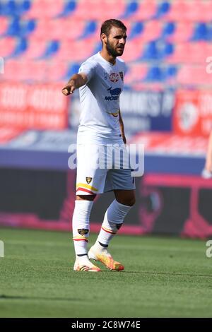 Panagiotis Tachtsidis (Lecce)     during the Italian 'Serie A' match between Bologna 3-2 Lecce at Renato Dall Ara Stadium on July 26, 2020 in Bologna, Italy. (Photo by Maurizio Borsari/AFLO) Stock Photo