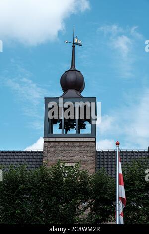 View of dome of Municipality in Baarle Nassau Stock Photo