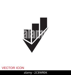 Consulting Icon. Business Concept. Flat Design. Isolated Illustration. Stock Vector