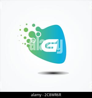 Triangle vector design with G letter symbol design minimalist. G letter for your best business symbol. Vector illustration EPS.8 EPS.10 Stock Vector