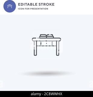 Reading icon vector, filled flat sign, solid pictogram isolated on white, logo illustration. Reading icon for presentation. Stock Vector