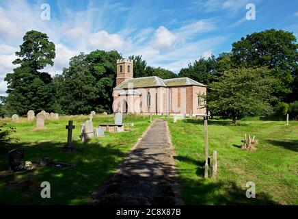 The Church of St John of Beverley in the village of Wressle, East Yorkshire, England UK Stock Photo