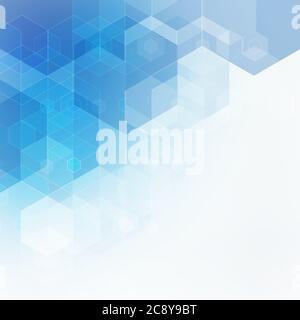 A blue and green abstract background design with squares Stock Vector