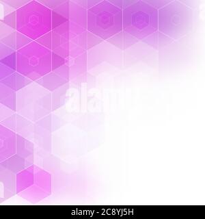 Purple Grid Mosaic Background, Creative Design Templates Stock Vector