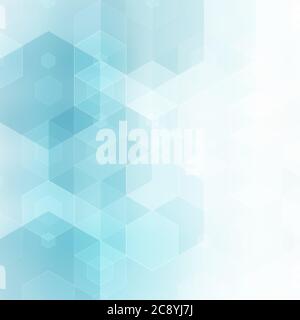 simple colorful background consisting of hexagons Stock Vector