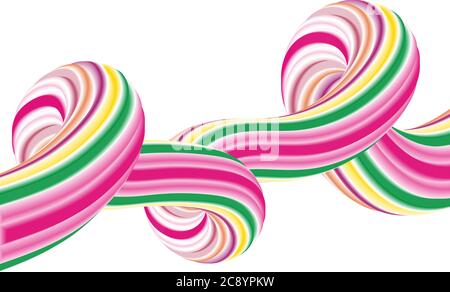 Abstract liquid background. Colored liquid wave. Web design Stock Vector