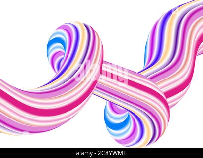 Gradient liquid abstract wave form. liquid shapes. Web design Stock Vector