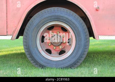 Truck Wheel Stock Photo
