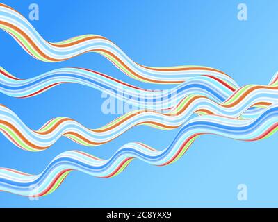 Abstract liquid background. Colored liquid wave. Web design Stock Vector