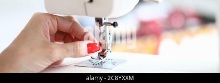 Detailed picture of female hand Stock Photo