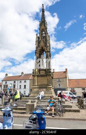 Feversham Monument, Market Place, Helmsley, North Yorkshire, England, United Kingdom Stock Photo