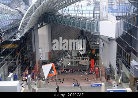 Kyoto Japan - Main railway station Stock Photo