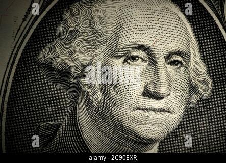 Portrait of George Washington Stock Photo