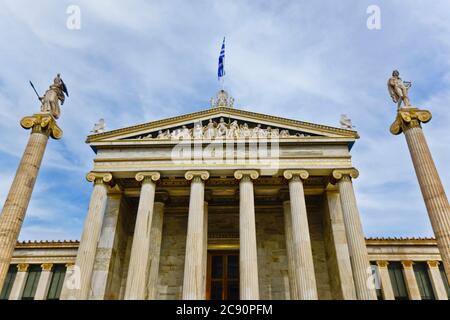 Academy of Athens, Greece Stock Photo