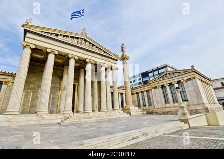 Academy of Athens, Greece Stock Photo