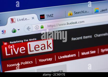 liveleak website live leak Stock Photo - Alamy
