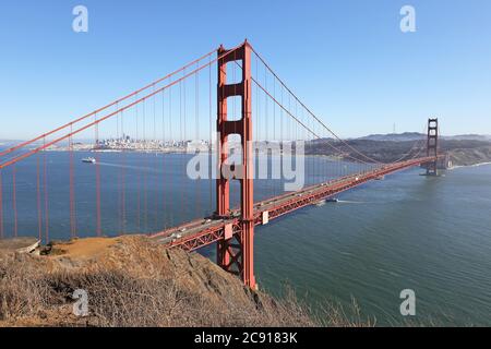 San Francisco's Golden Gate Bridge Stock Photo