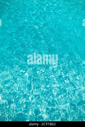 Swimming pool water pattern. Stock Photo
