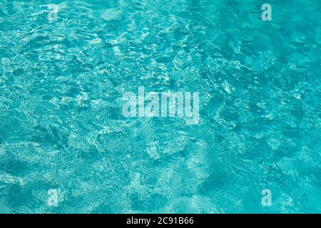 Swimming pool water pattern. Stock Photo