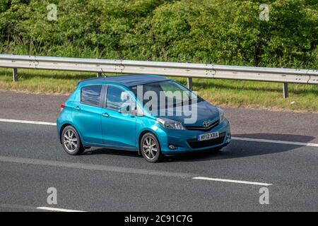 Family car Toyota Yaris (2012 Stock Photo - Alamy