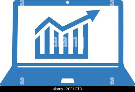 Market analysis icon. Beautiful, meticulously designed icon. Well organized and editable Vector for any uses. Stock Vector