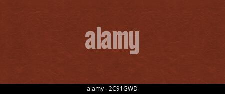Brown leather texture background. Natural material banner. Stock Photo